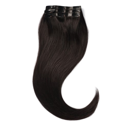 Rapunzel of Sweden Invisible Clip-ins Straight / Light Volume / 3 pieces 50 cm 1.2 Black Brown