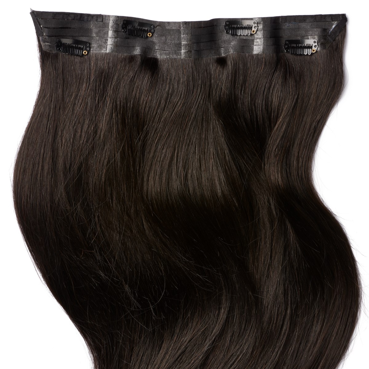Läs mer om Rapunzel of Sweden Hair pieces Sleek Hairband 50 cm 1.2 Black Brown