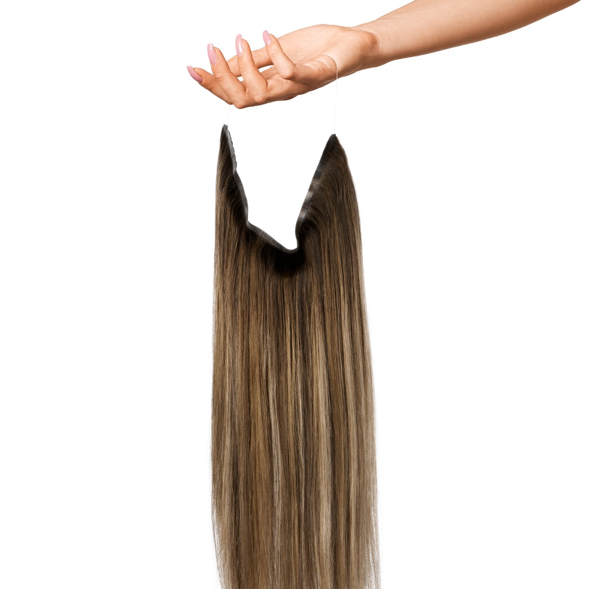 Läs mer om Rapunzel of Sweden Hair pieces Sleek Hairband 50 cm Hazelnut Caramel B