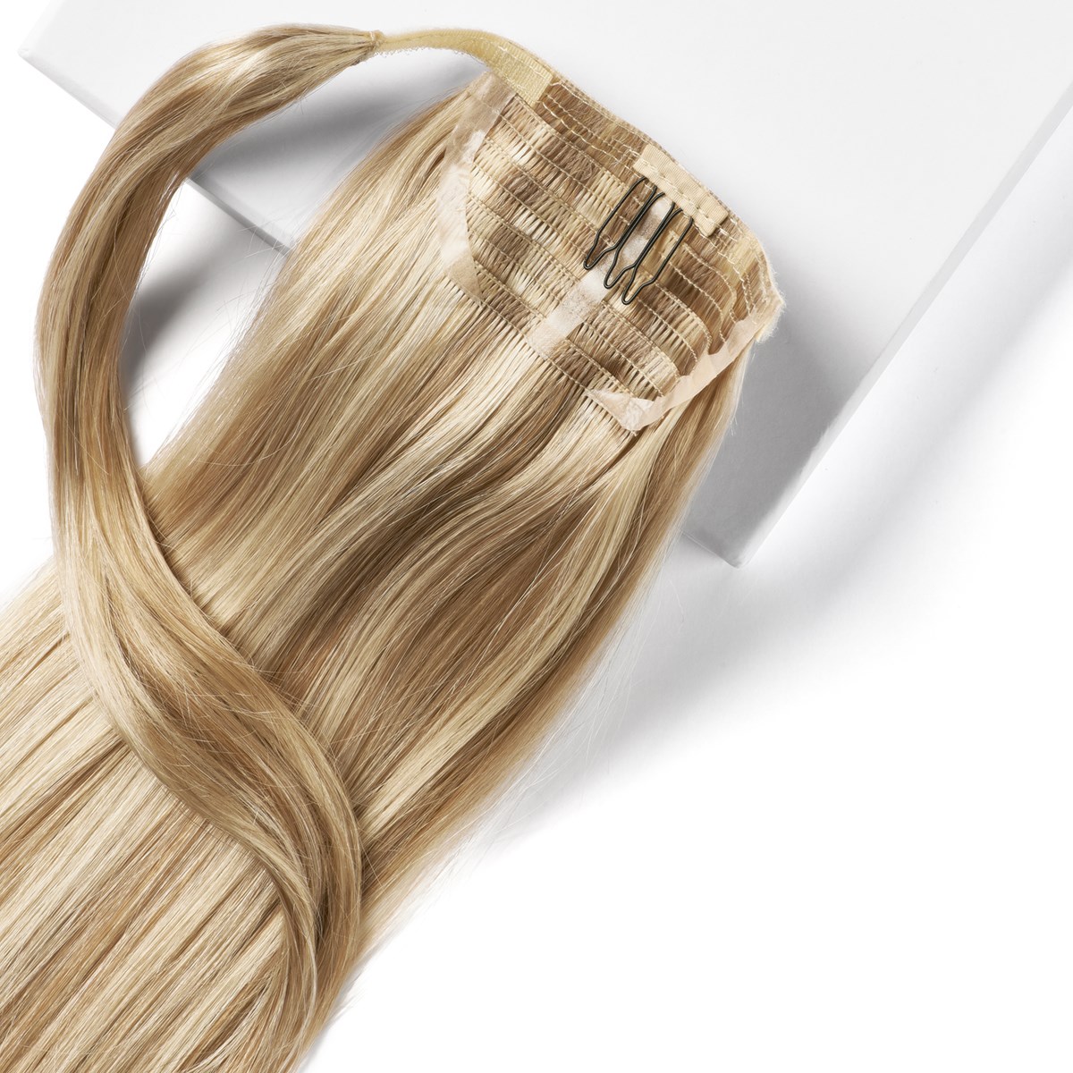 Alternativ bild 1 för Rapunzel of Sweden Hair Pieces Sleek Ponytail 40 cm M7.3/10.8 Cendre A