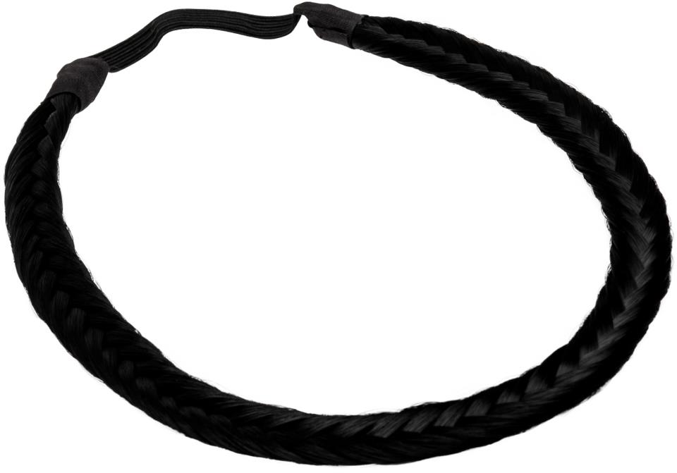Rapunzel of Sweden Synthetic Braided Headband 1.0 Black 0cm