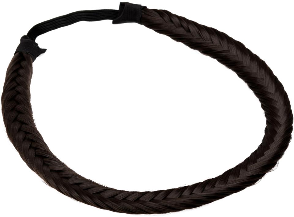 Rapunzel of Sweden Synthetic Braided Headband 2.0 Dark Brown 0cm