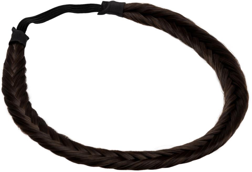 Rapunzel of Sweden Synthetic Braided Headband 2.3 Chocolate Brown 0cm