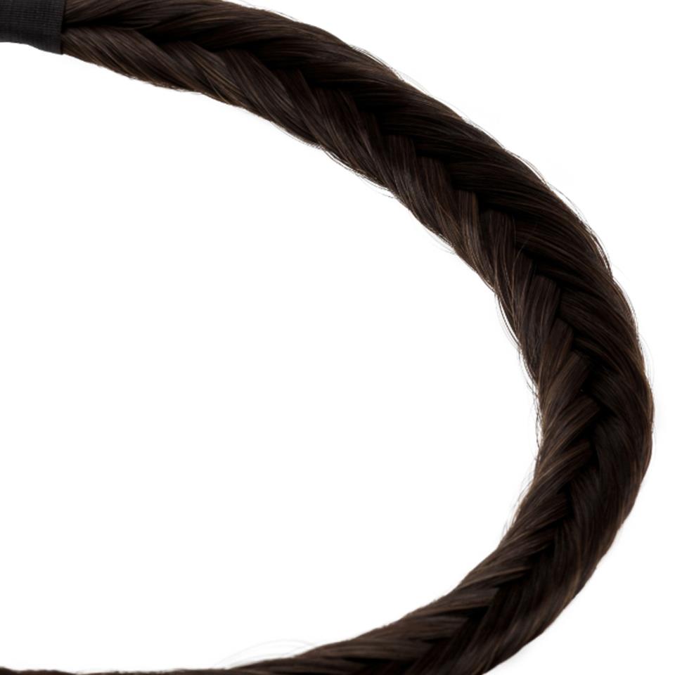 Rapunzel of Sweden Synthetic Braided Headband 2.3 Chocolate Brown 0cm