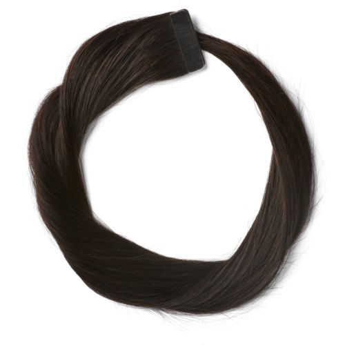 Rapunzel of Sweden Classic 4 Premium Tape Extensions Straight / Classic Tape 4 cm / 8 pieces 40 cm 1.2 Black Brown