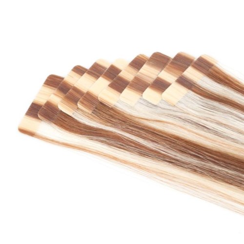 Rapunzel of Sweden Premium Tape Extensions Classic 4 50 cm P6/60 CACAO BROWN MIX