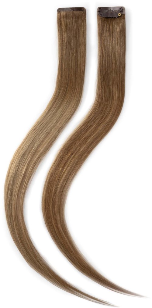 Rapunzel of Sweden Single Invisible Clip-ins Straight / 2 pieces 40 cm Brownish Blonde Balayage B5.0/8.3