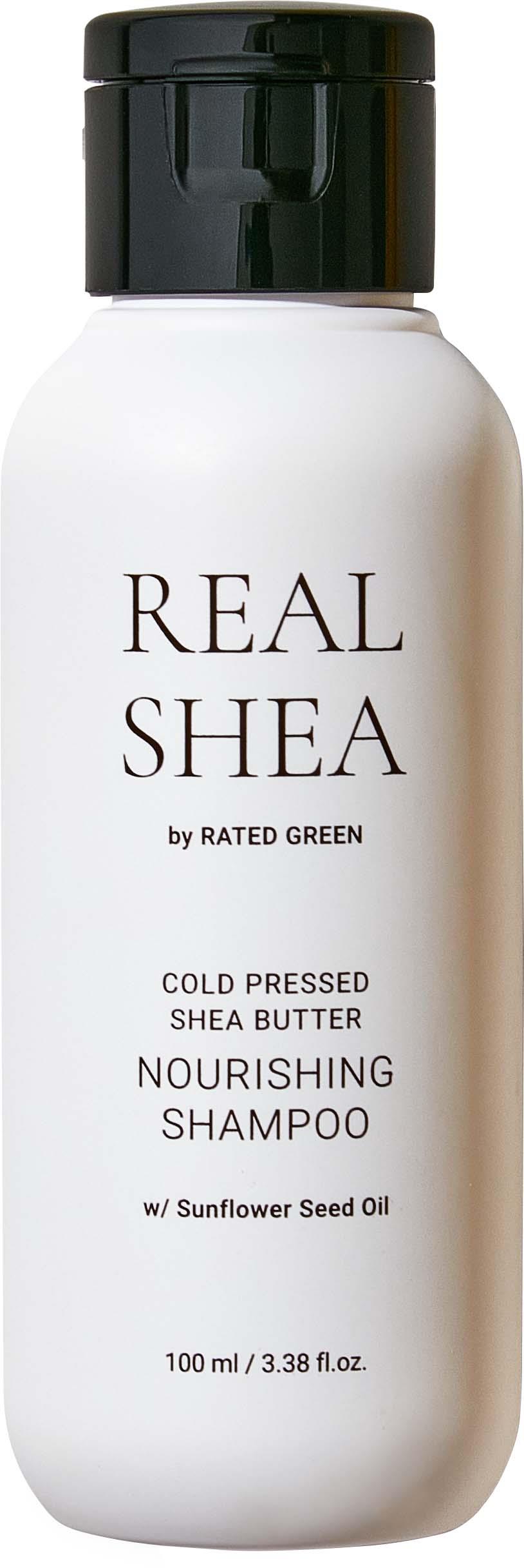 Rated Green Real Shea Cold Pressed Shea Butter Nourishing Shampoo 100 ml