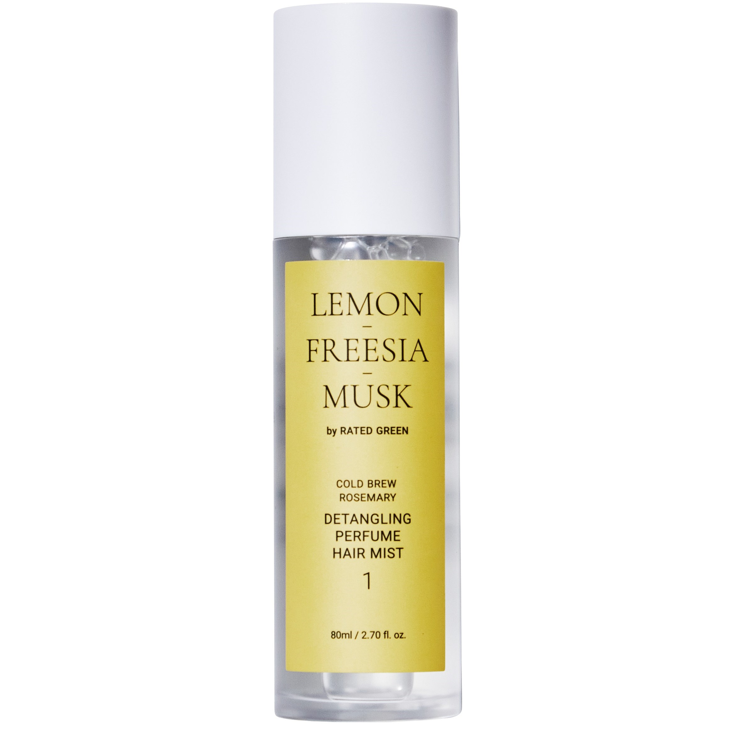 Läs mer om Rated Green Detangling Perfume Hair Mist 1 Lemon-Freesia-Musk 80 ml