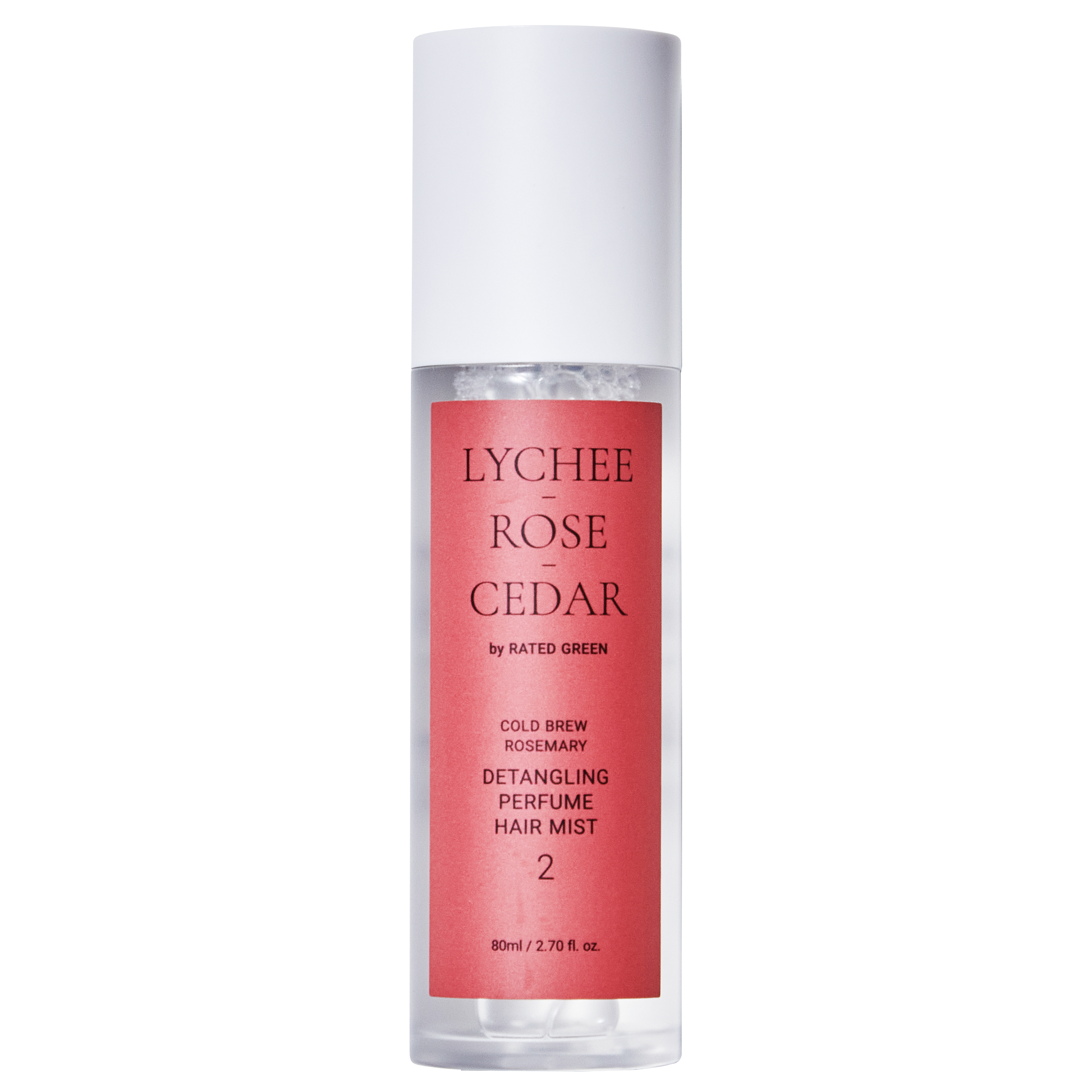 Läs mer om Rated Green Detangling Perfume Hair Mist 2 Lychee-Rose-Cedar 80 ml