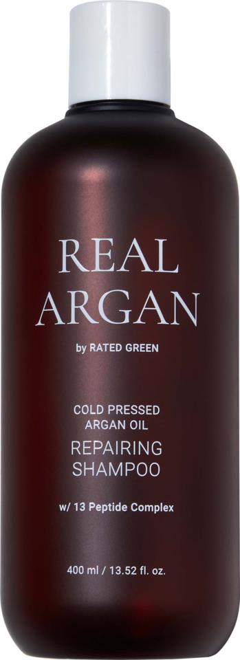Rated Green Real Argan Cold Pressed Argan Oil Repairing Shampoo 400 ml
