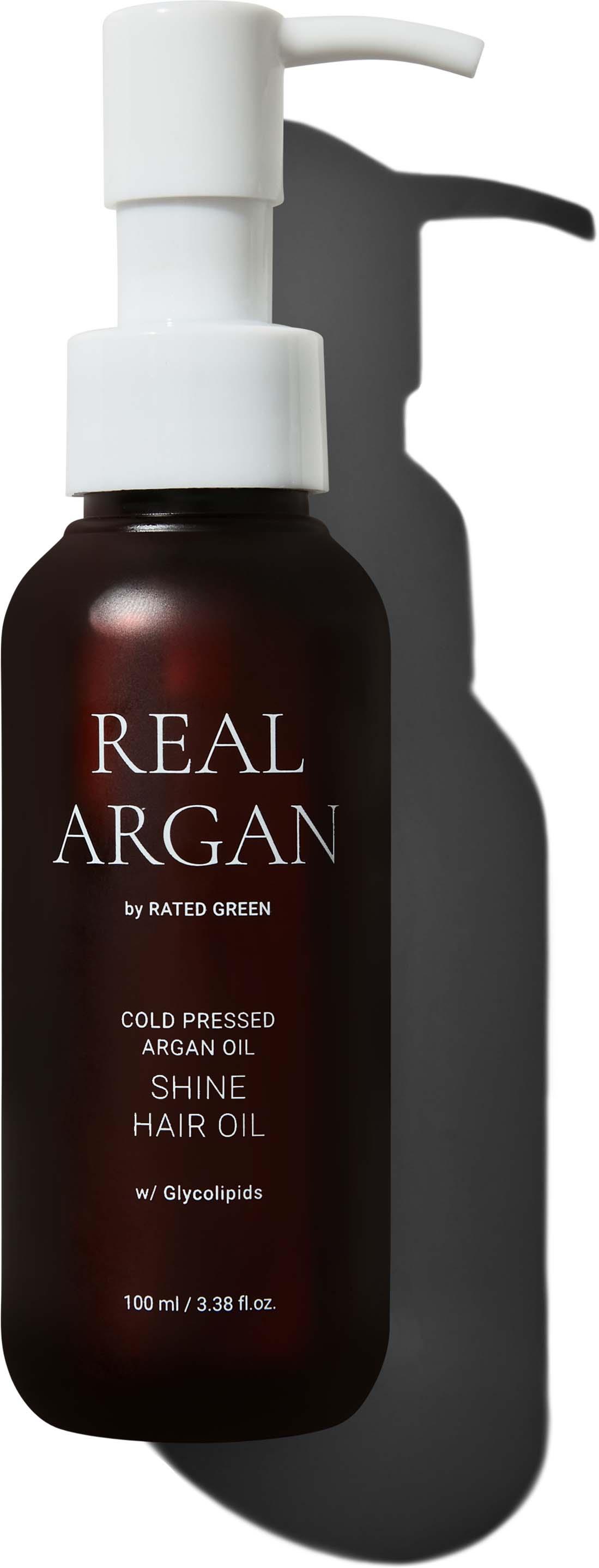 Rated Green Real Argan Cold Pressed Argan Oil Shine Hair Oil 100 ml