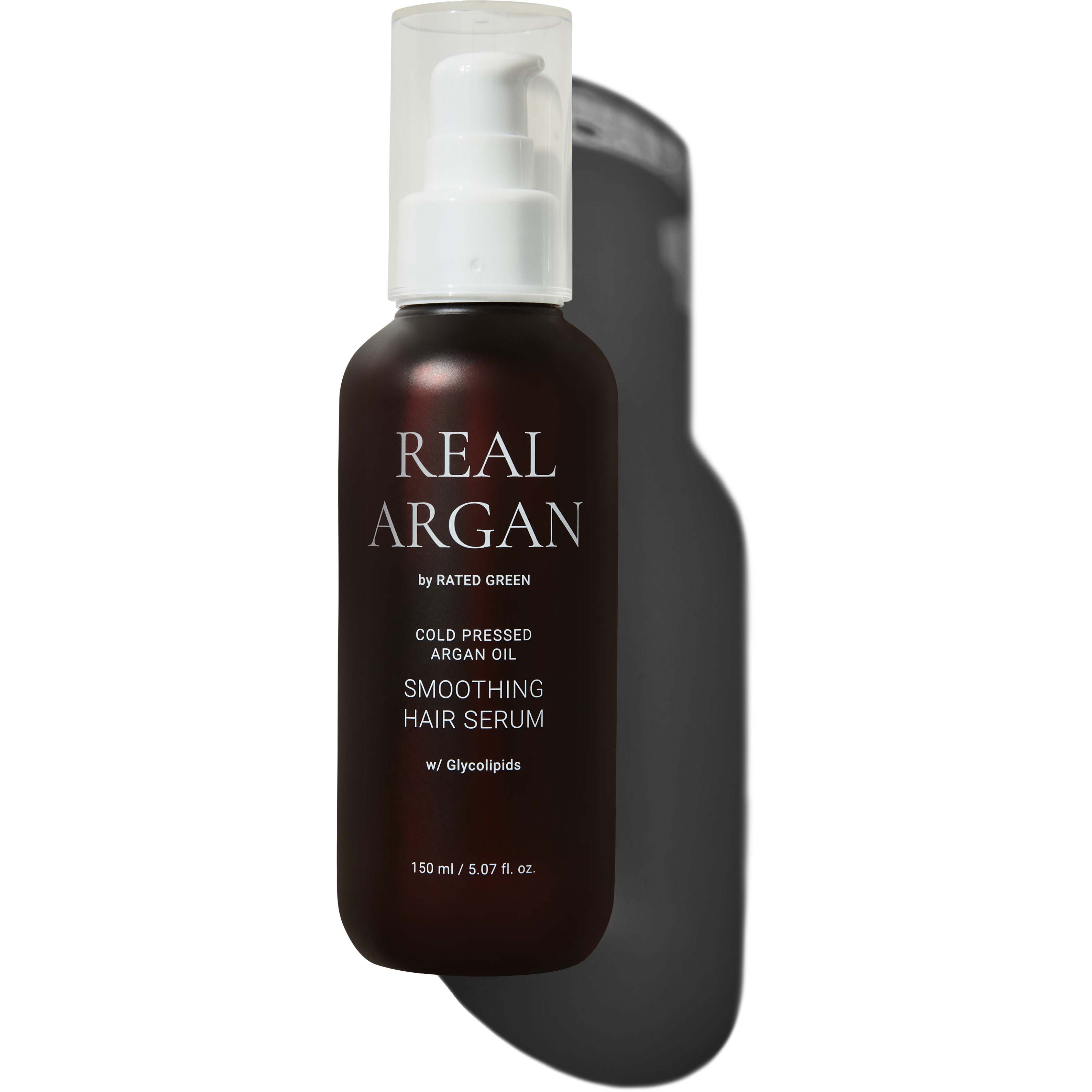 Läs mer om Rated Green Real Argan Cold Pressed Argan Oil Smoothing Hair Serum 150