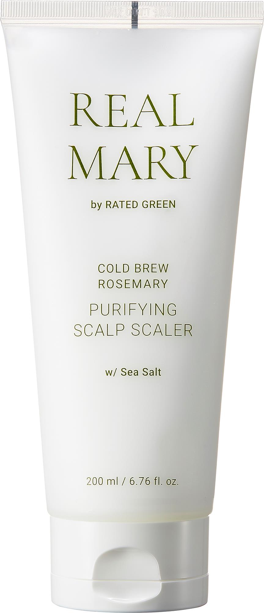 Rated Green Real Mary Cold Brew Rosemary Purifying Scalp Scaler (Sea Salt) 200 ml