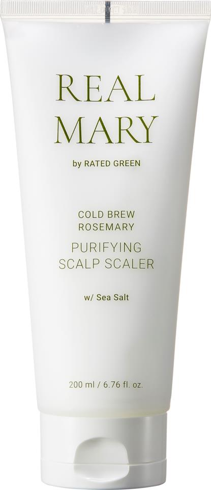 Rated Green Real Mary Cold Brew Rosemary Purifying Scalp Scaler (Sea Salt) 200ml
