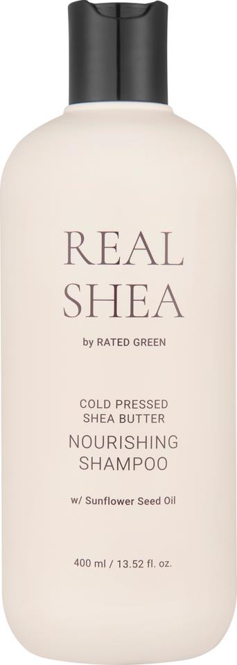 Rated Green Real Shea Cold Pressed Shea Butter Nourishing Shampoo 400ml