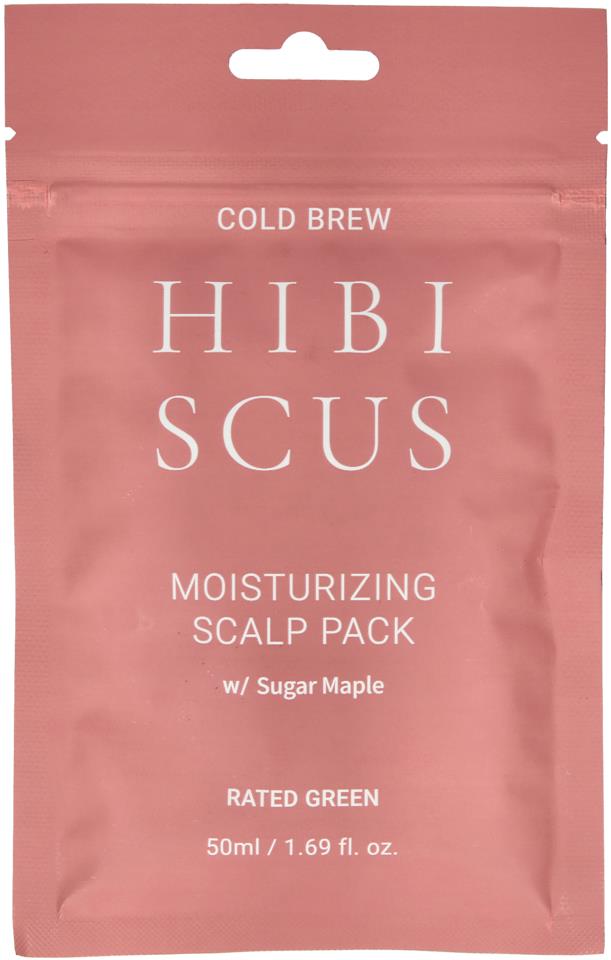 Rated Green Scalp Pack Cold Brew Hibiscus Moisturizing Scalp Pack w/ Sugar Maple 50 ml