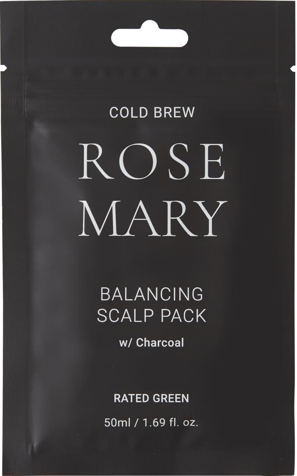 Rated Green Scalp Pack Cold Brew Rosemary Balancing Scalp Pack Charcoal 50ml