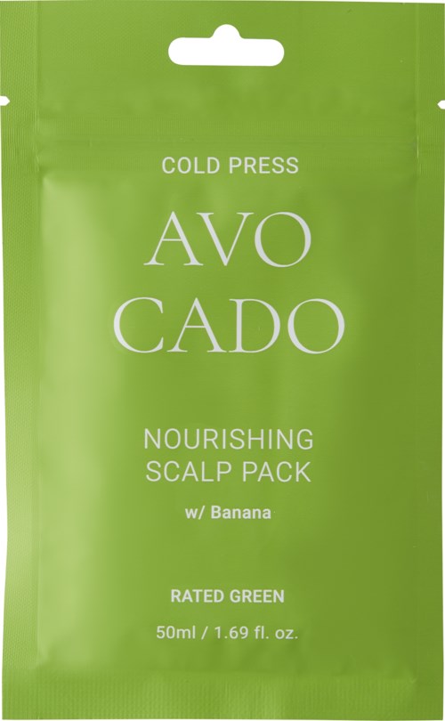 Rated Green Scalp Pack Cold Press Avocado Nourishing Scalp Pack Banana 50 ml