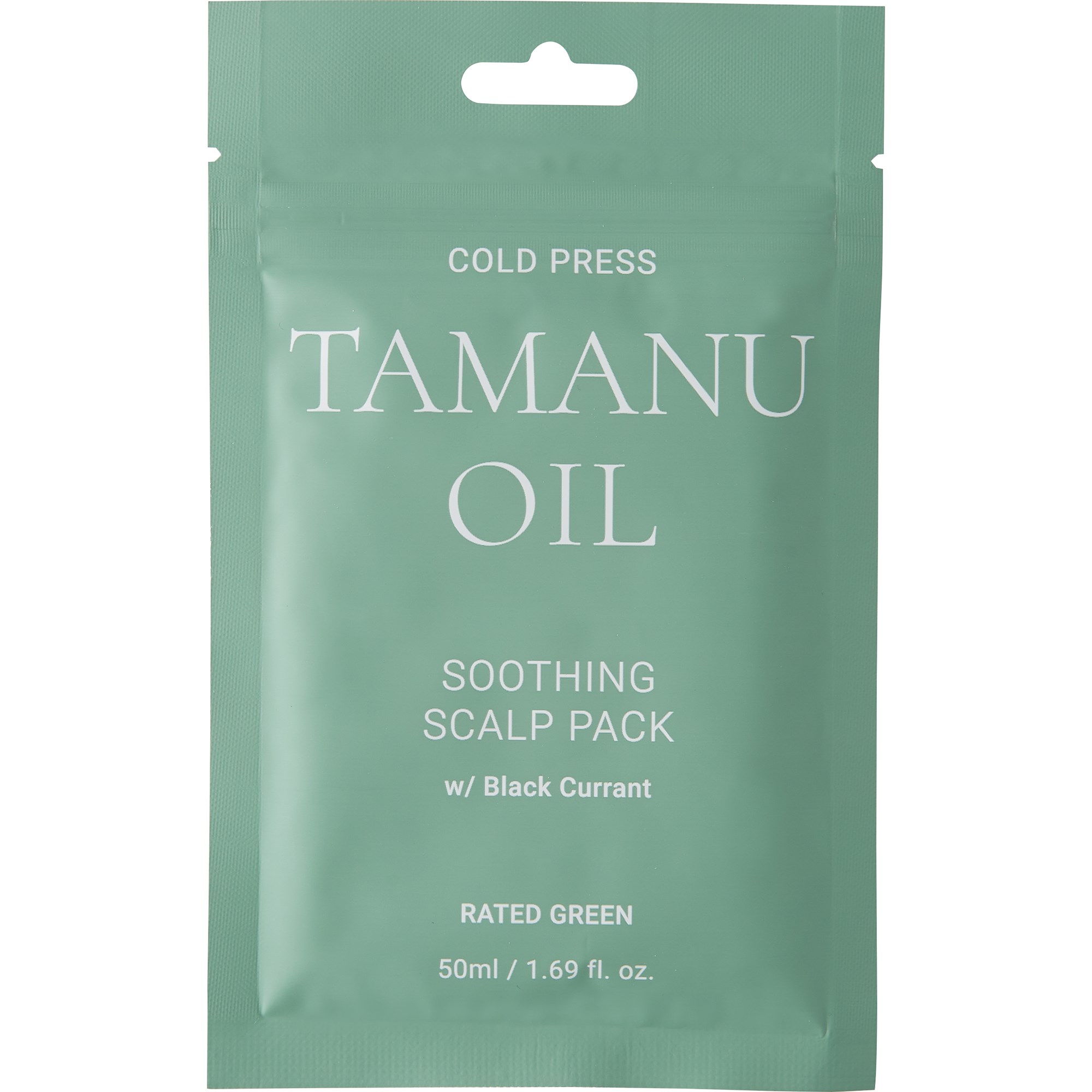 Rated Green Scalp Pack Cold Press Tamanu Oil Soothing Scalp Pack