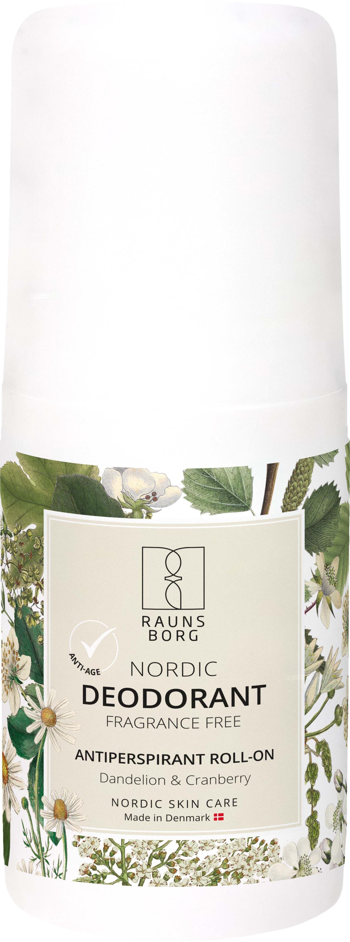Raunsborg Nordic Deo Roll-on Antiperspirant Perfume-free 75 ml
