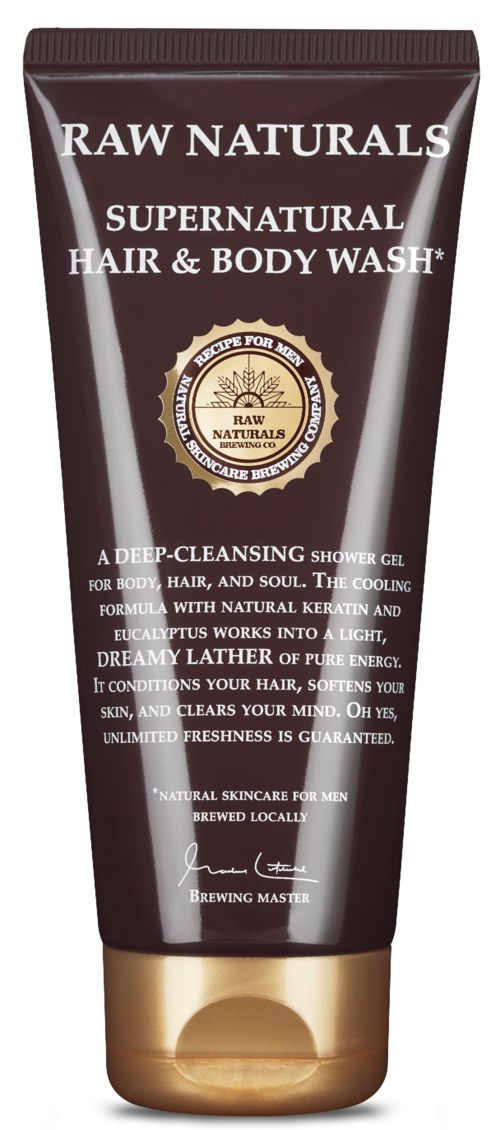 Raw Naturals Supernatural 3 in 1 Hair & Body Wash 200 ml