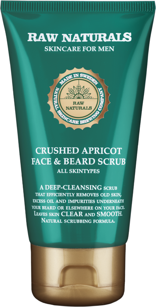 Raw Naturals Crushed Apricot Face & Beard Scrub