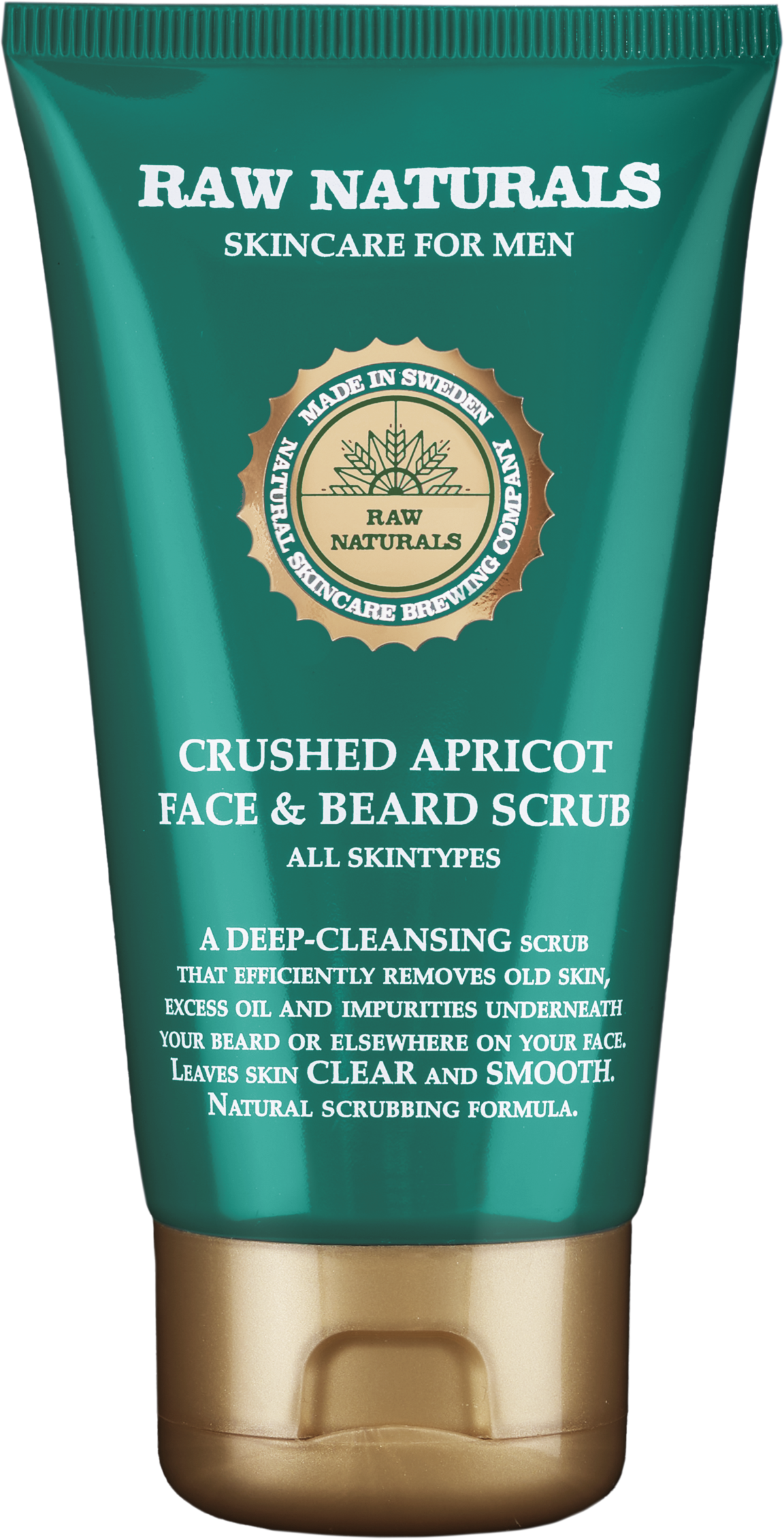 Raw Naturals Crushed Apricot Face & Beard Scrub