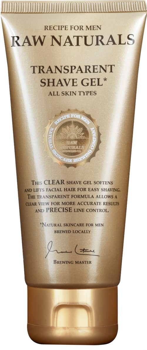Raw Naturals Transparent Shaving Gel 100 ml