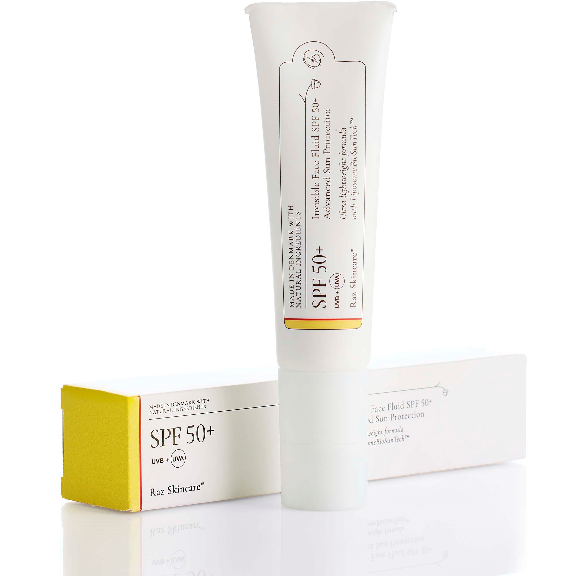 Alternativ bild 1 för Raz Skincare Invisible Face Fluid SPF 50 50 ml