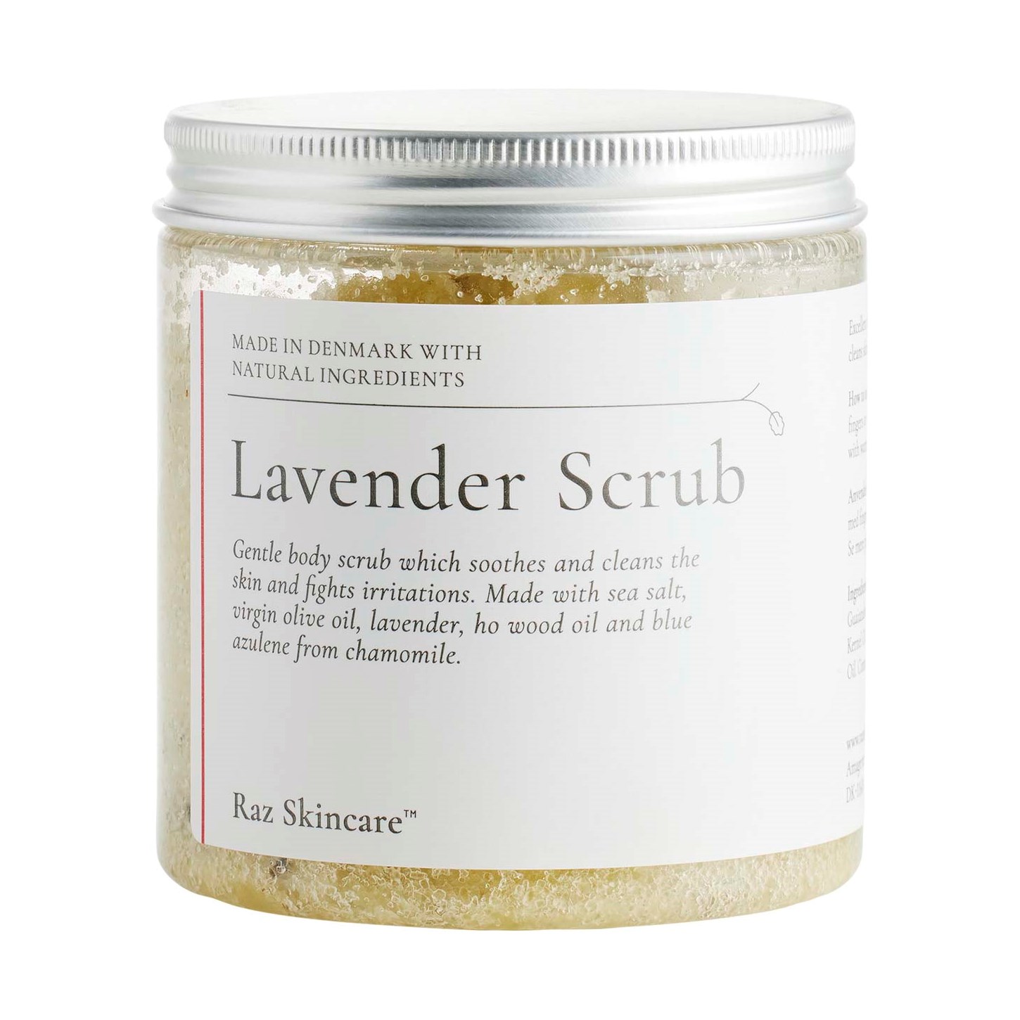 Läs mer om Raz Skincare Lavender Scrub 200 g