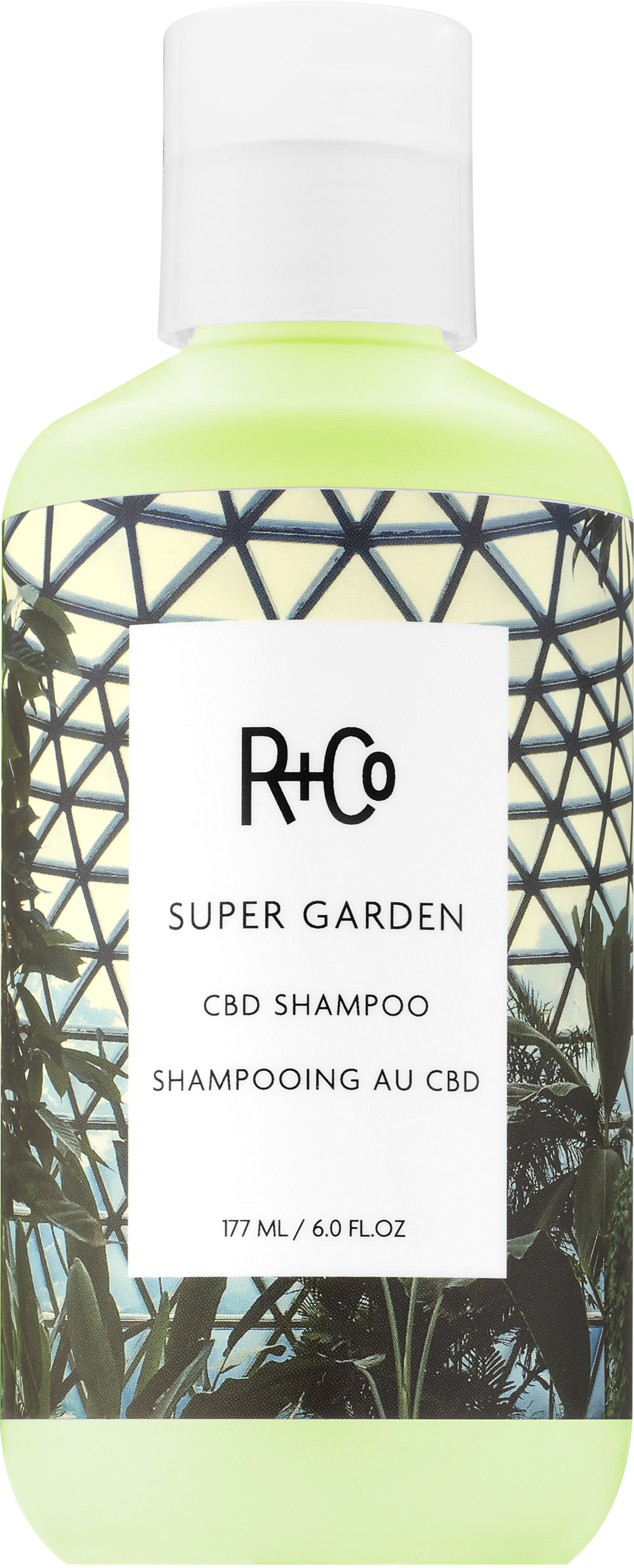 R+Co Super Garden CBD Shampoo 177 ml