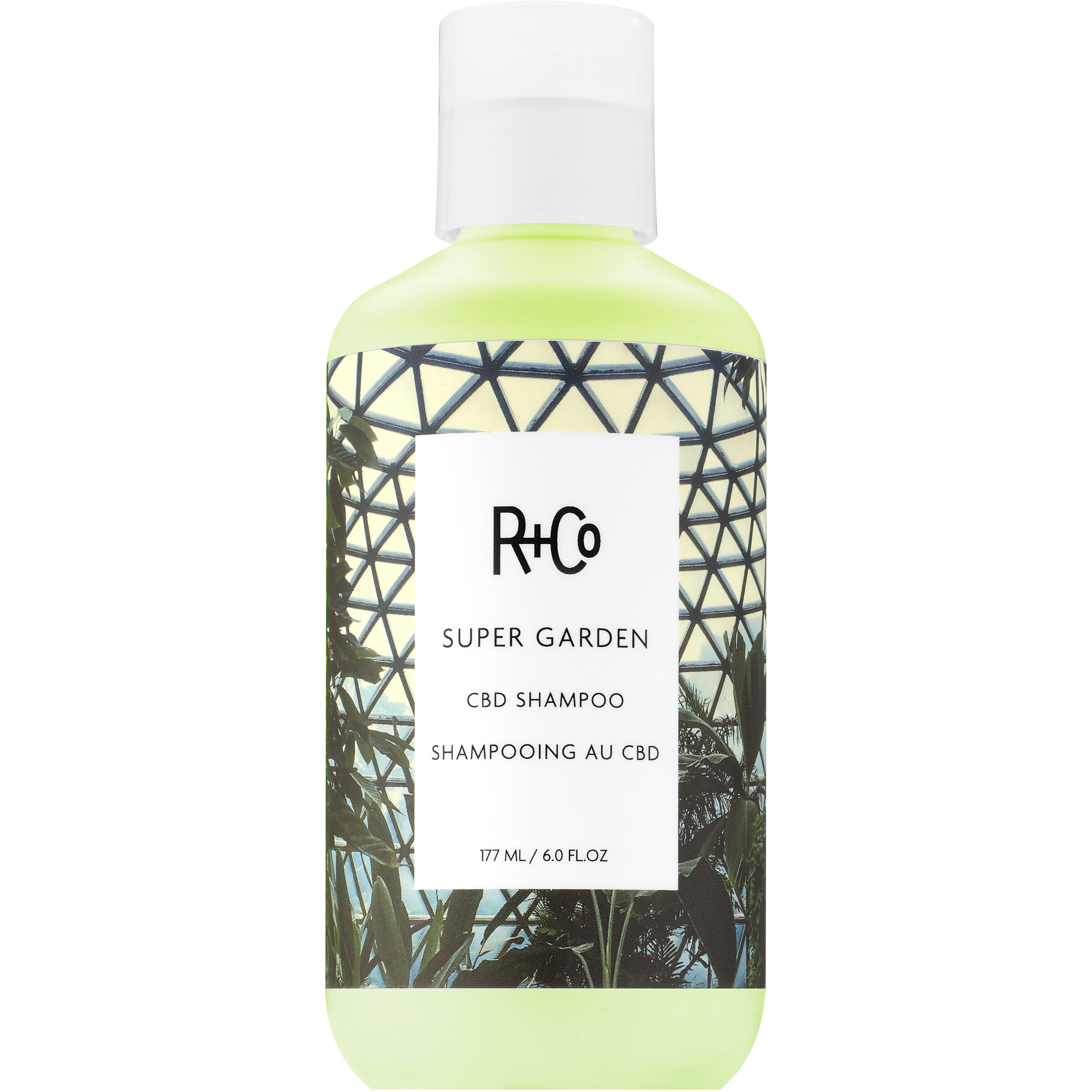 R+Co Super Garden CBD Shampoo - 177 ml