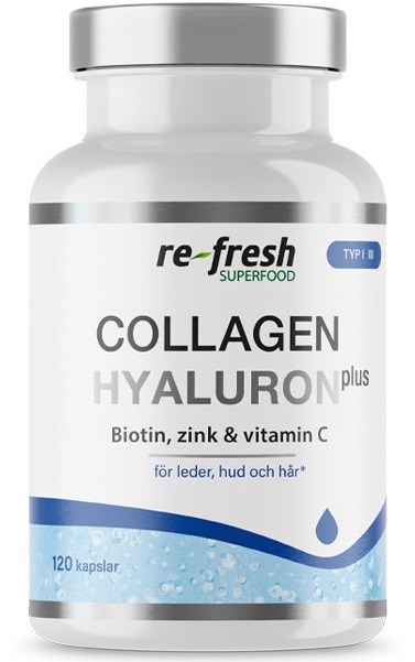 Re-fresh Superfood Collagen Hyaluron Plus 120 capsules 100 st
