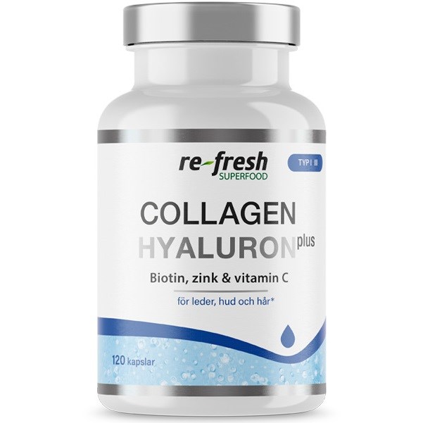 Re-fresh Superfood Collagen Hyaluron Plus 120 capsules