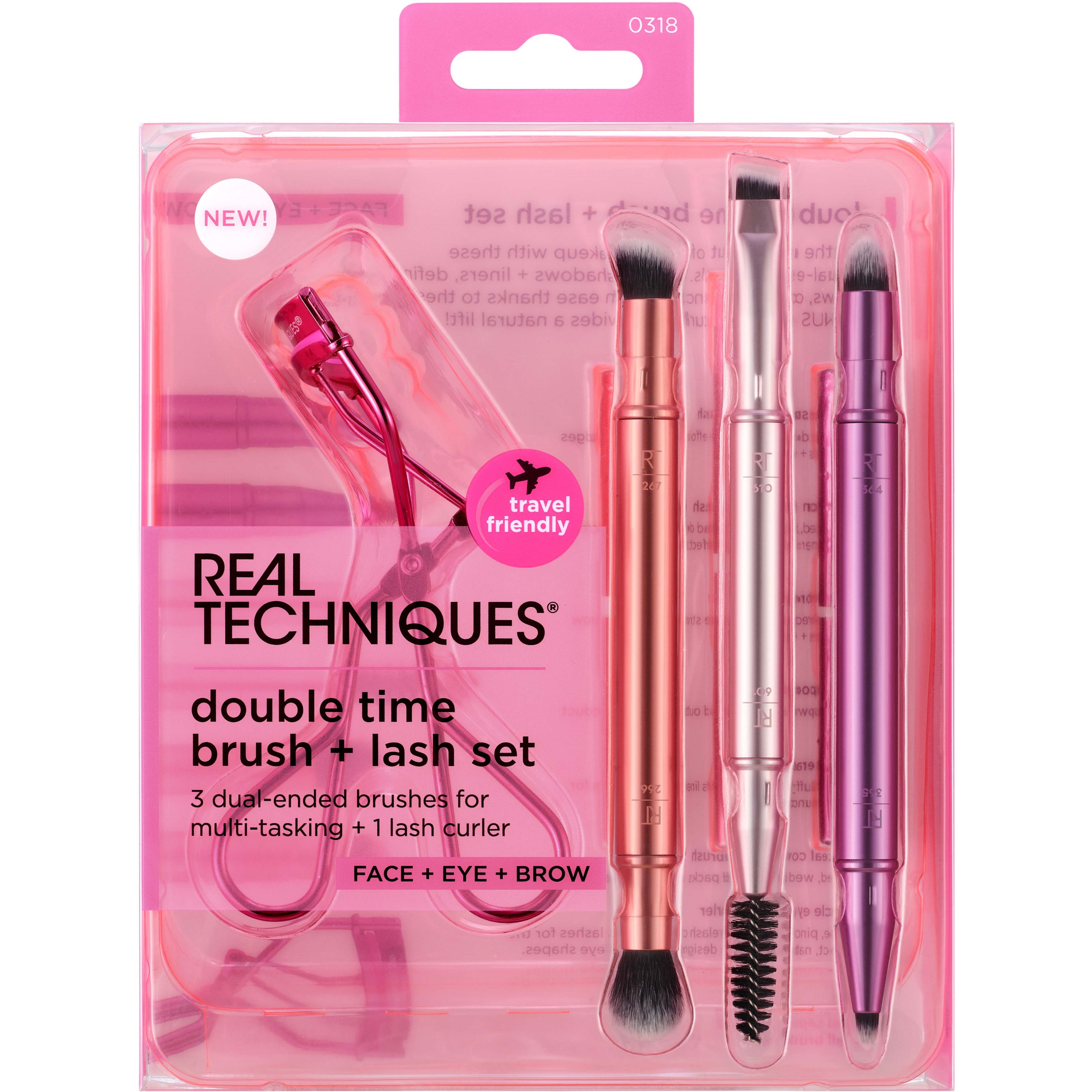 Real Techniques Double Time Retractable Brush Set