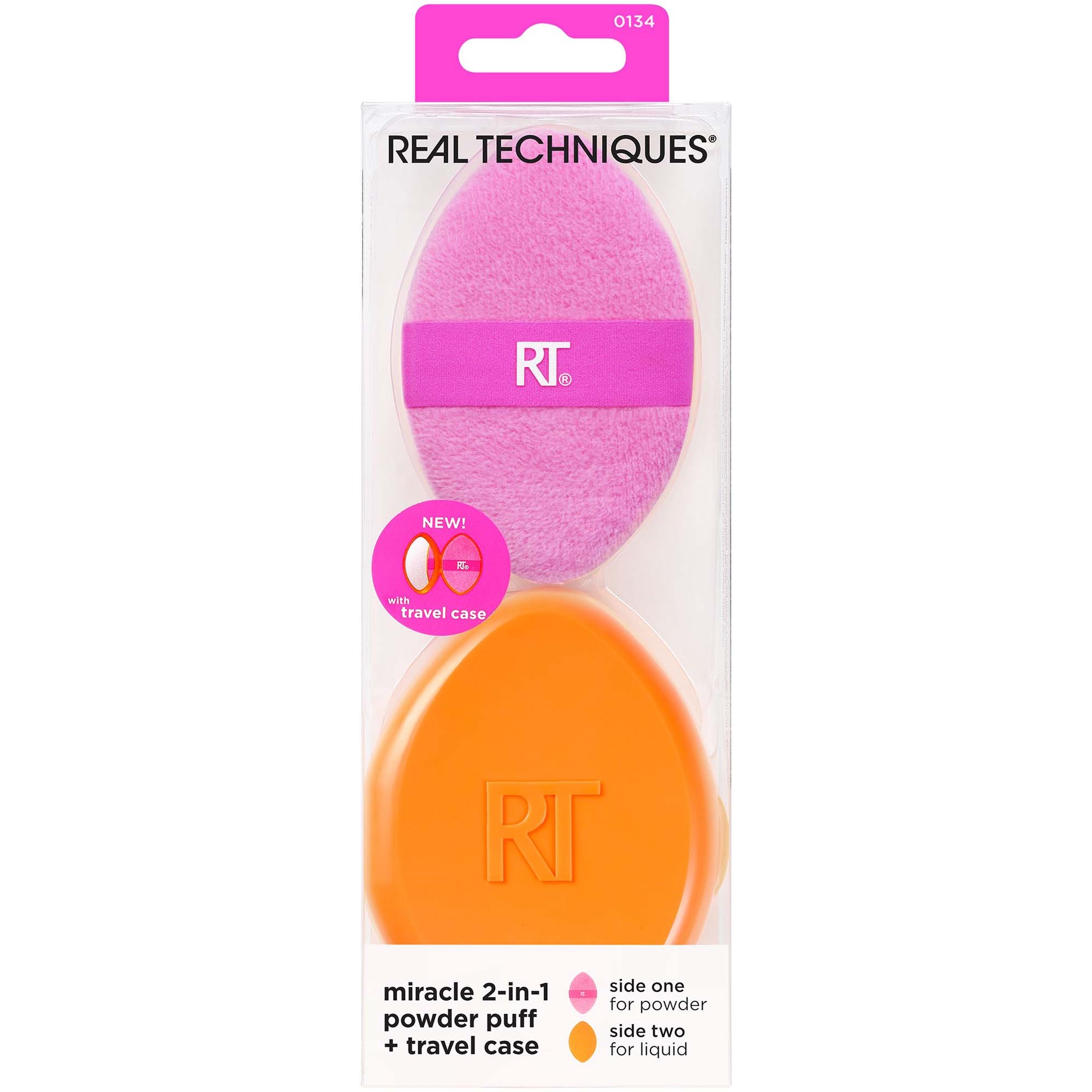 Real Techniques Miracle 2-in-1 Powder Puff + Travel Case (obrázok 4)