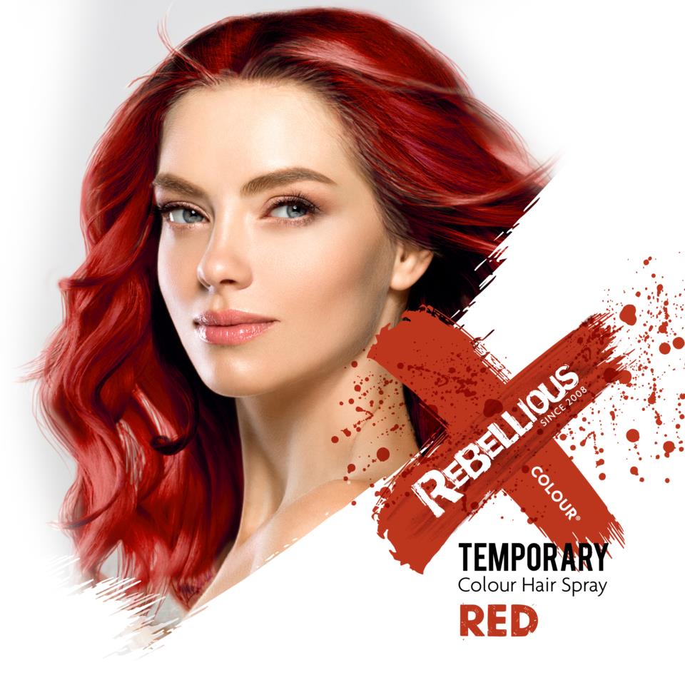 Rebellious Colour Hair Spray Red 125 ml