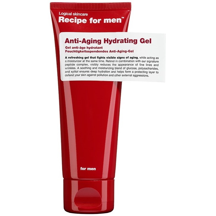Recipe for men Anti Aging Hydrating Gel 75 ml billede