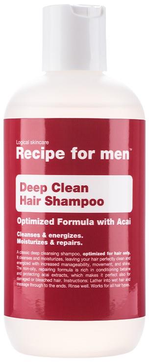 Recipe for men  Deep Cleansing shampoo  250 ml