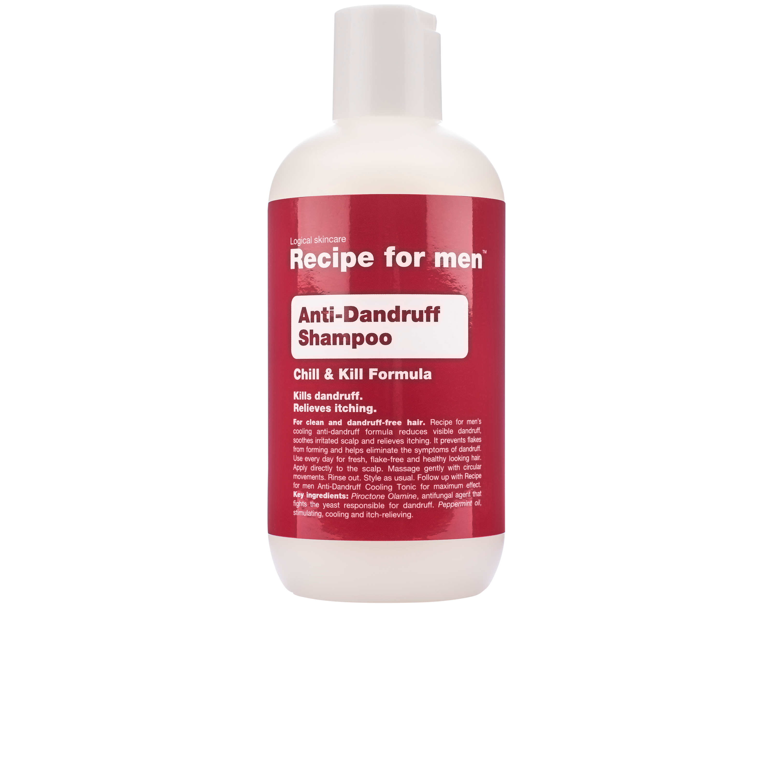 Recipe for men Anti-Dandruff Shampoo 250 ml billede