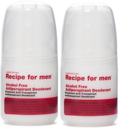 Recipe for men Antiperspirant Deodorant Duo 2x60 ml