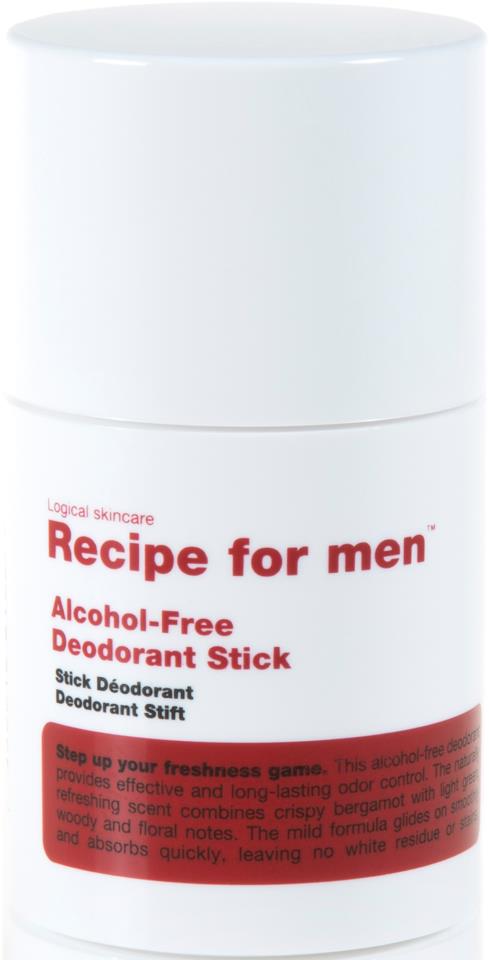 Recipe for men Deodorant Stick Alcohol-free