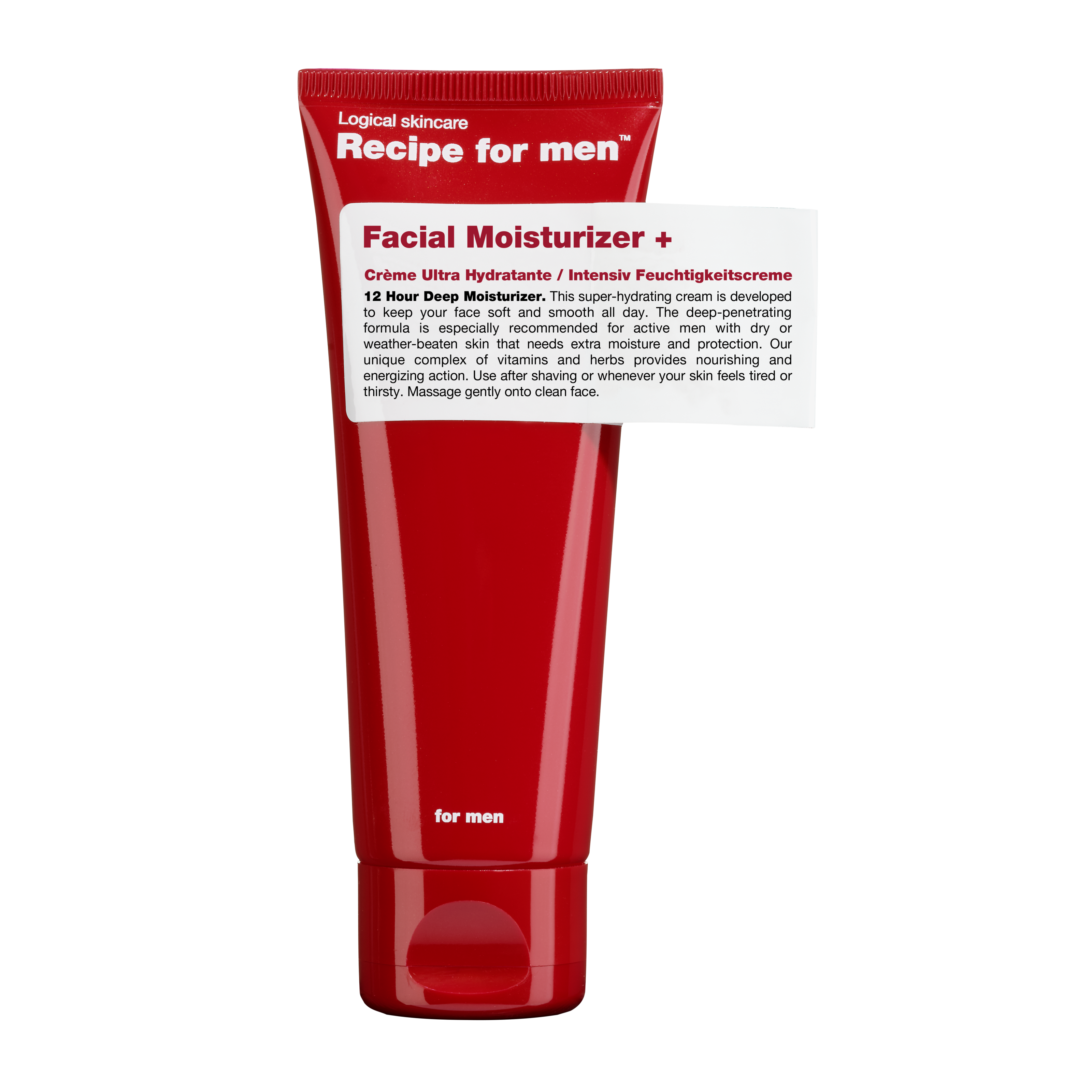Läs mer om Recipe for men Facial Moisturizer + 75 ml