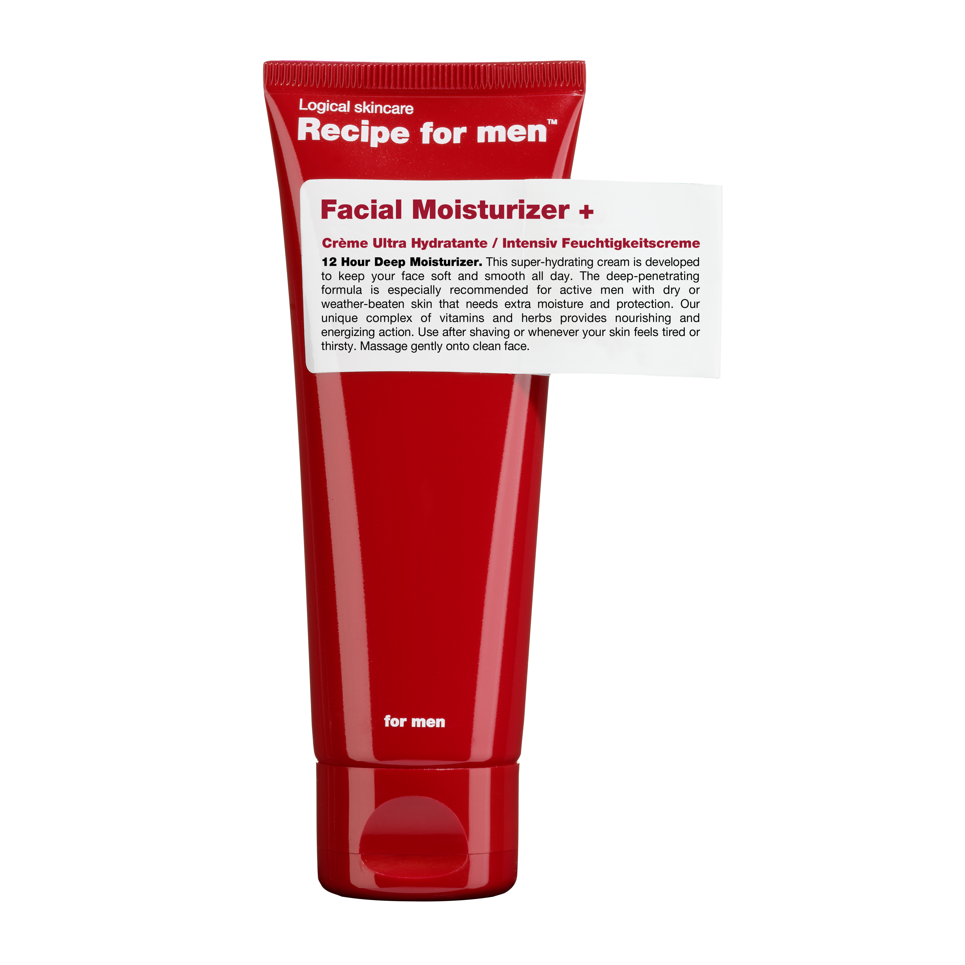 Recipe for men Facial Moisturizer + 75 ml