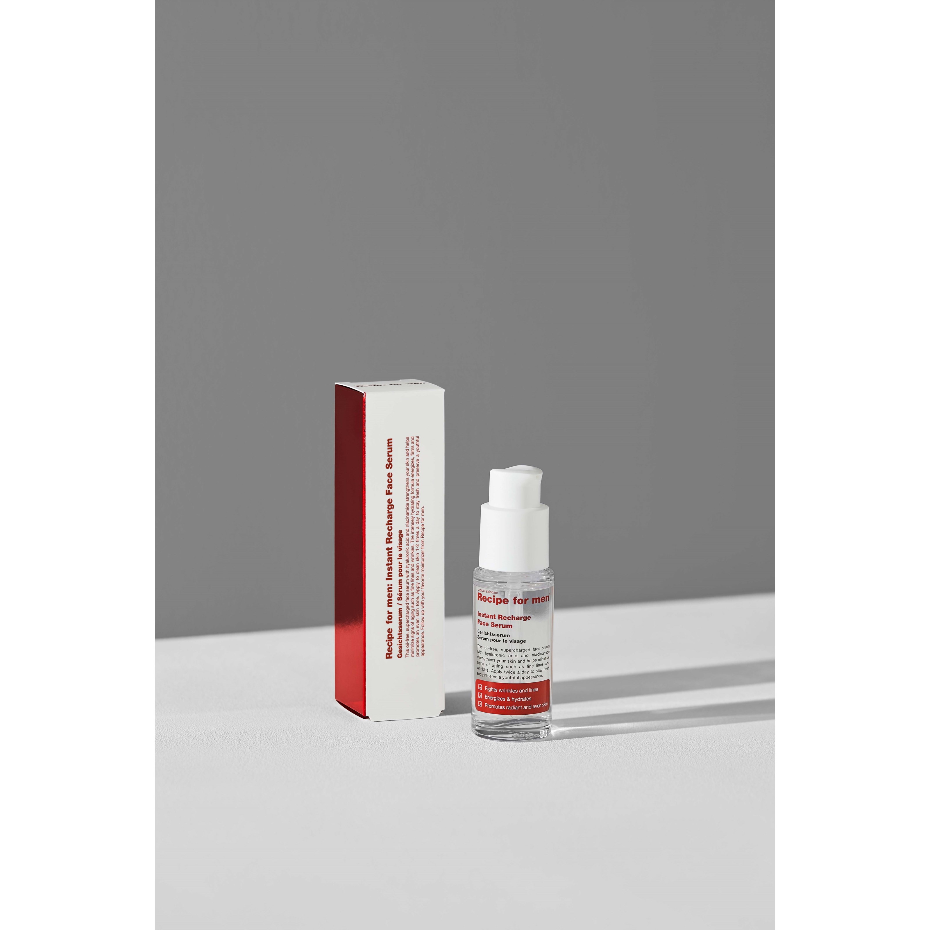 Alternativ bild 1 för Recipe For Men Instant Recharge Face Serum