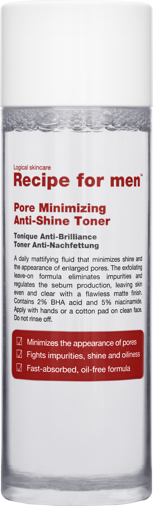 Recipe for men Pore Minimizing Anti-Shine Toner 100 ml