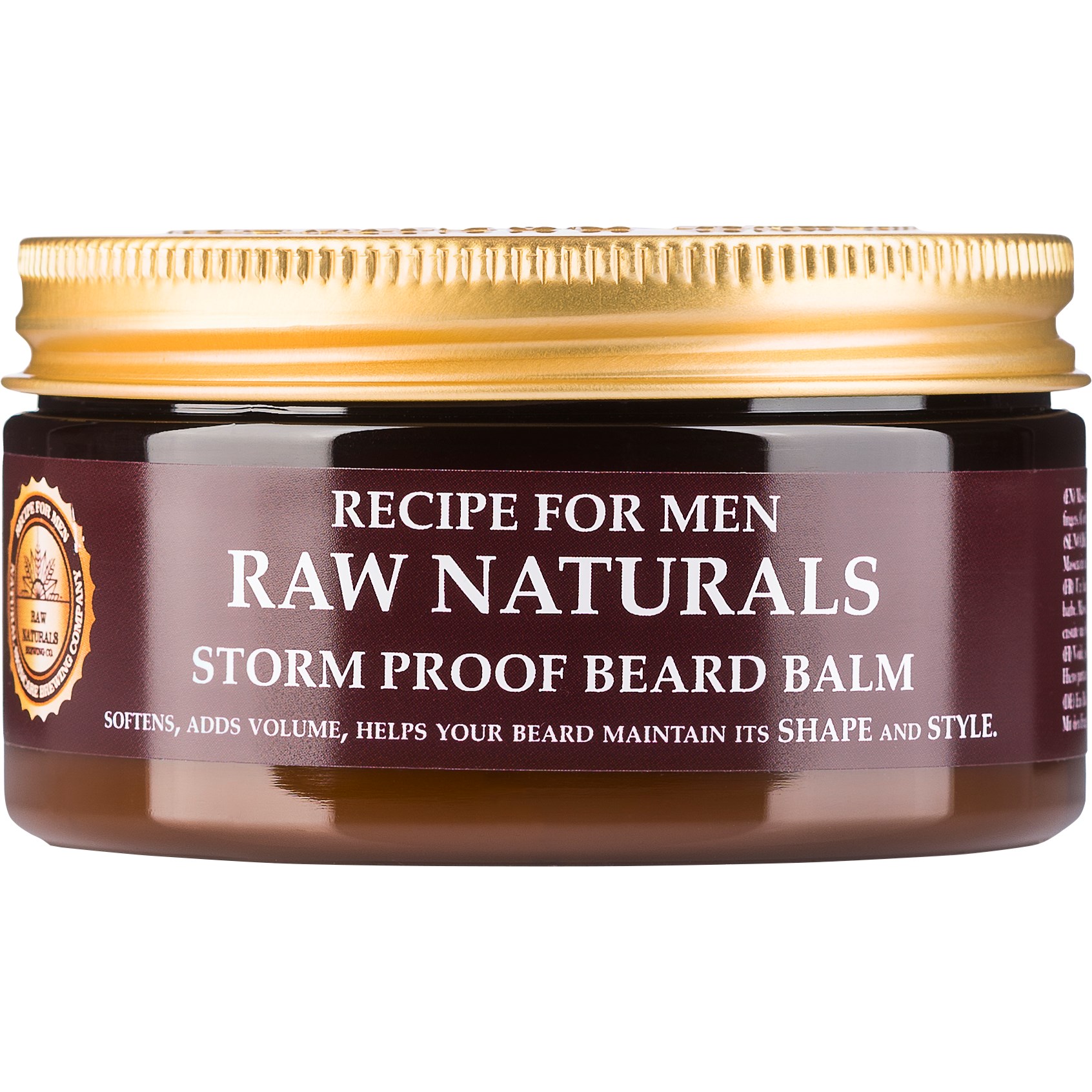 Bilde av Raw Naturals Raw Naturals Recipe For Men Storm Proof Beard Balm 100 Ml
