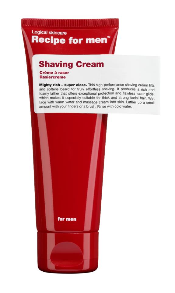 Recipe for men Shaving Cream 75ml