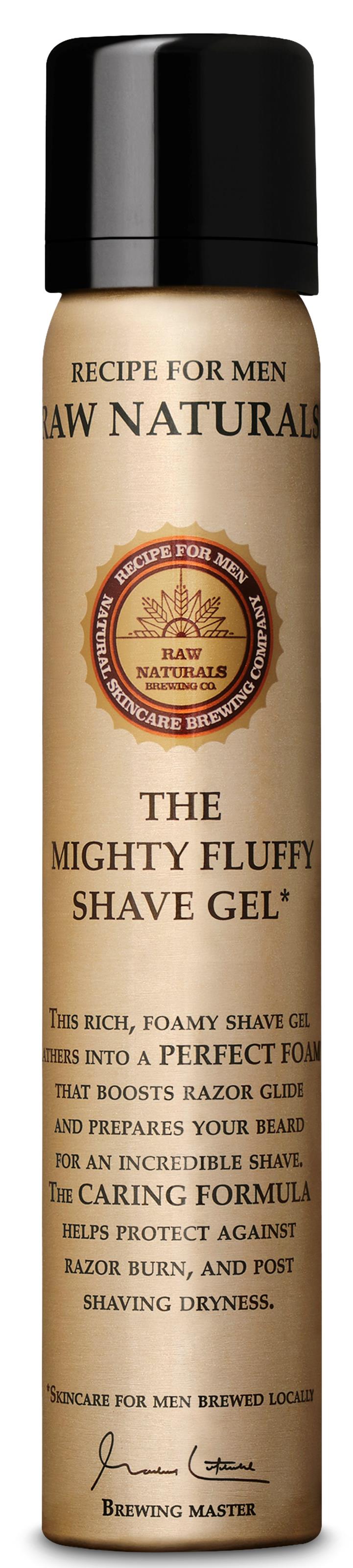 Raw Naturals Recipe For Men The Mighty Fluffy Shave Gel 75 ml